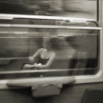 Train Window Reflection
